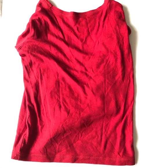 Gap Kids 10Y Red "PEACE" Long-Sleeve Graphic Tee - Picture 5 of 5